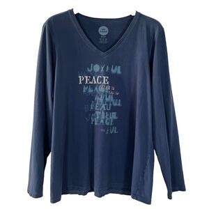 Life Is Good Tee Shirt Women's XL Classic Fit Joyful Peaceful Gorpcore Outdoors‎